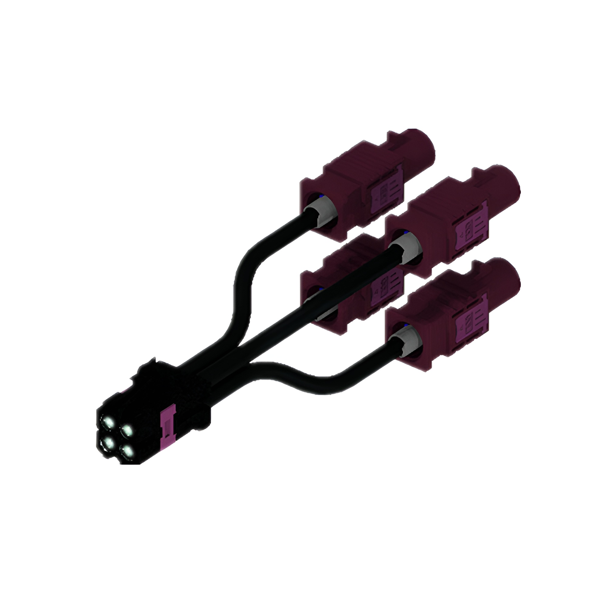 Mini fakra 4 in 1線端連接器