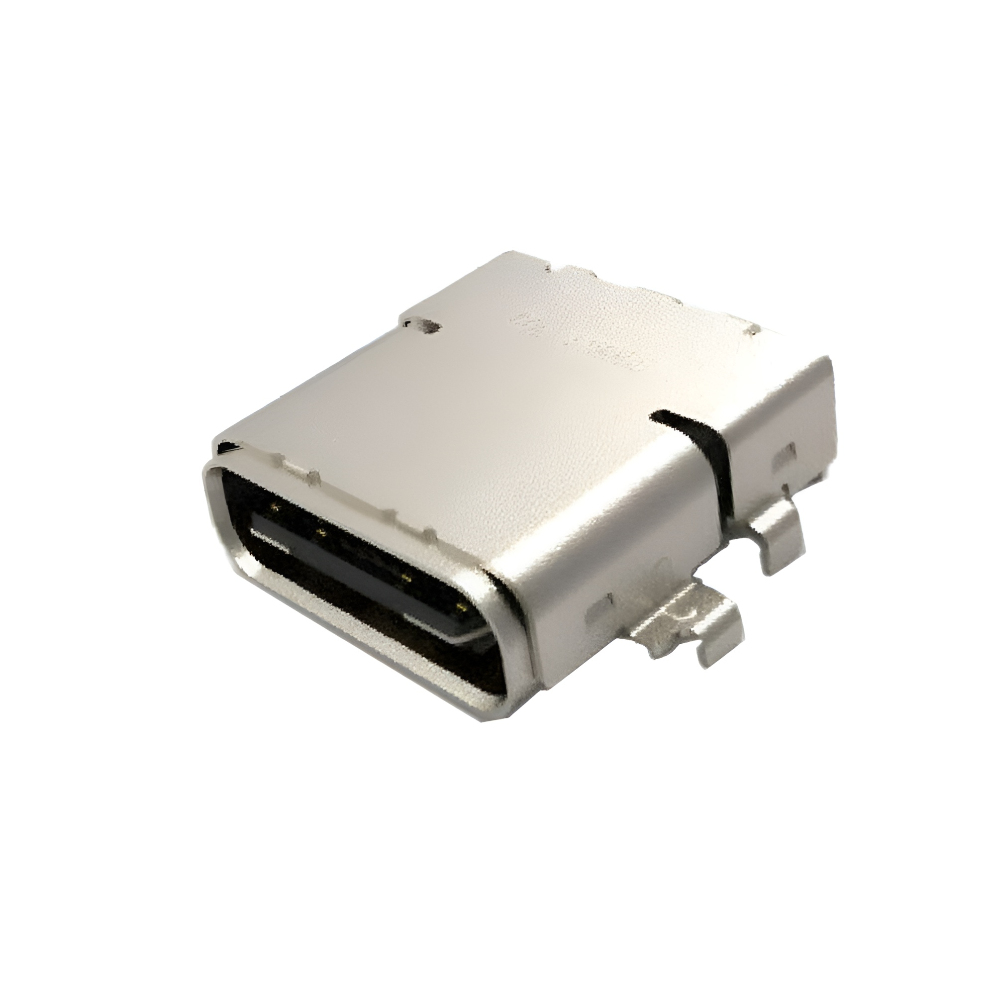 閃電USB 4.0 TYPE C 24P母座 六腳插板 沉板0.5MM 雙排貼片SMT 長(zhǎng)度L=9.9MM 雙殼